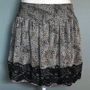 Charlotte Russe leopard print skirt